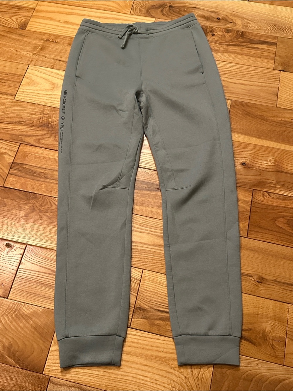Abercrombie Kids YPB Light Sage Green Joggers, Sz 15/16